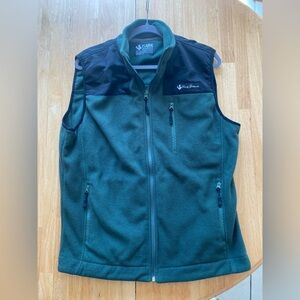 Rowdy Gentleman Green and Black Fleece Vest